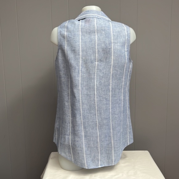 Linen ladies blouse M - Picture 2 of 4